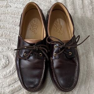 Sperry Dark Brown Leather Loafers
